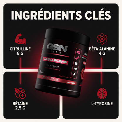Vaso Pump - ingredients